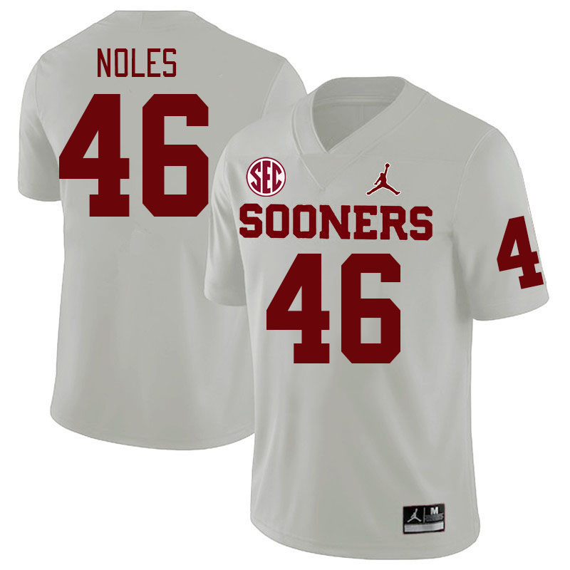 #46 Dax Noles Oklahoma Sooners 2024 SEC Conference College Football Jerseys-White